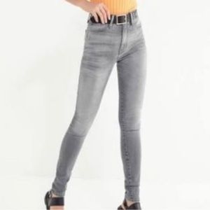 BDG Jeans | EUC High Rise Cigarette Skinny Jeans, Gray, Size 27